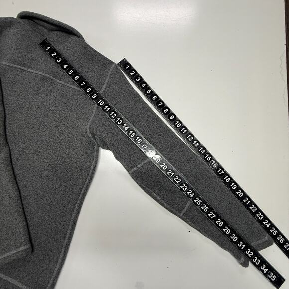 The North Face Sweater Mens Medium Gray 1/4 Zip Pullover Fleece Gordon Lyons - Picture 4 of 10